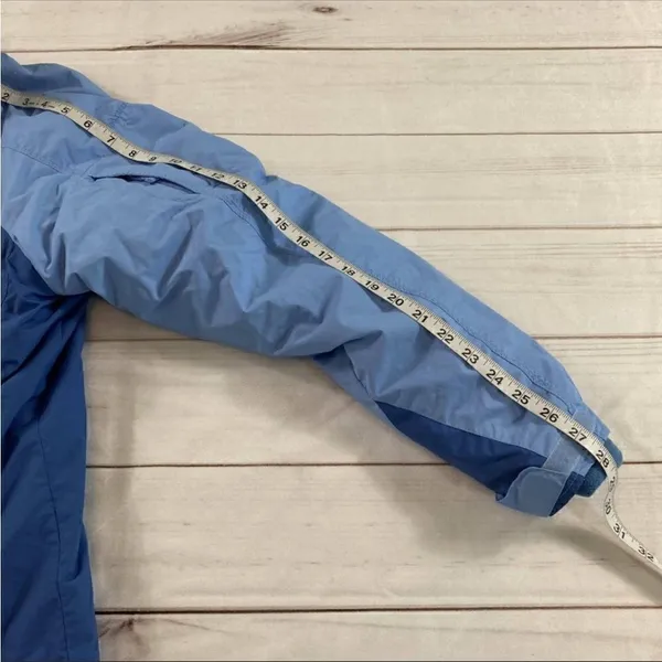 Columbia Womens Blue Omni Tech Interchange Waterproof Windbreaker Jacket Size M - Image 7