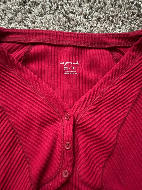 Urban Outfitters Button Crop Top - Image 2