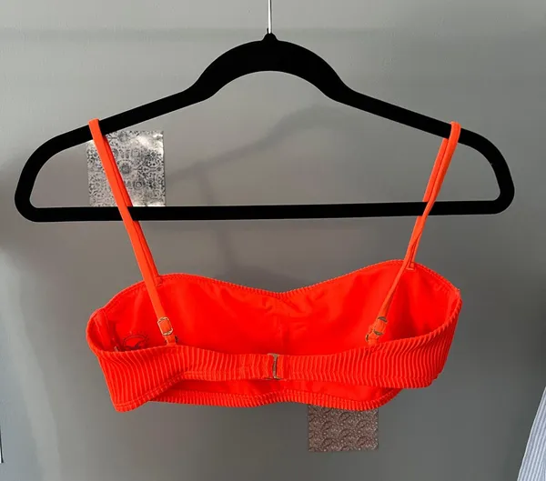 Neon orange bikini top  - Image 2