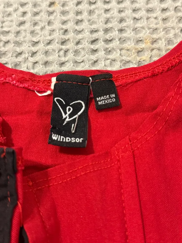 WINDSOR Red Corset Top - Image 4