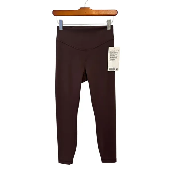 Lululemon Wunder Under SmoothCover High-Rise Tight 25" Size 6 Espresso NWT - Image 5