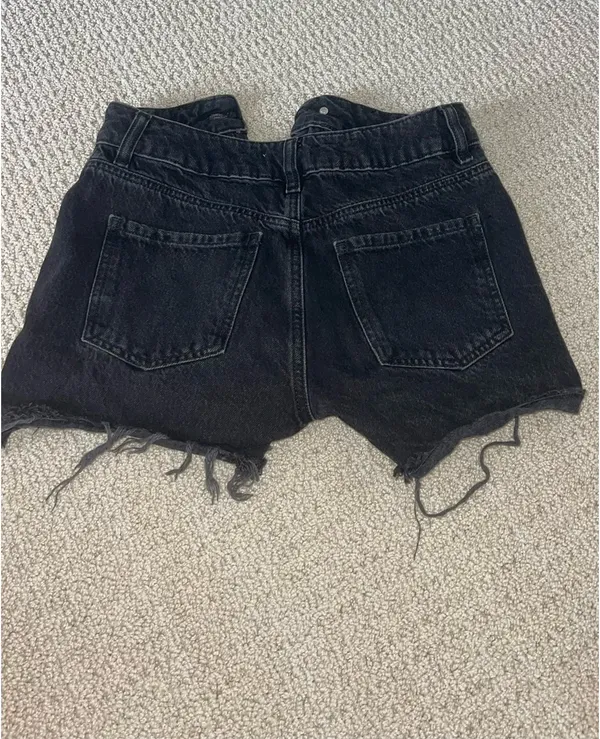Garage Denim Shorts Black - Image 2