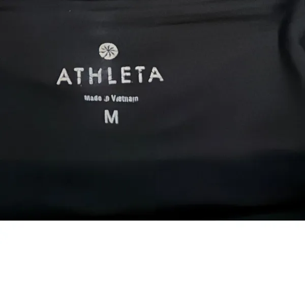 Athleta Skort Black Athletic Active Ruched Athleisure Skirt Size Medium - Image 4