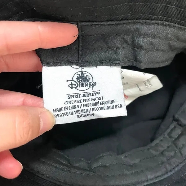 Walt Disney World Spirit Jersey Black Bucket Hat - Image 3
