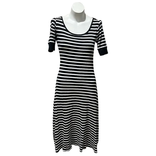 Lauren Ralph Lauren Women's Striped Bodycon Dress Black & White Standard Size S - Image 7