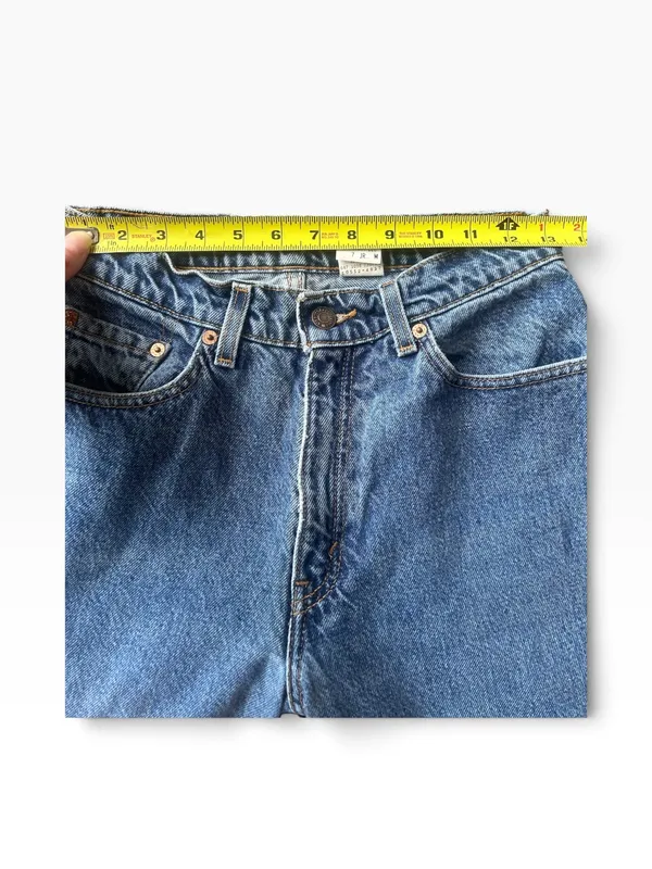 90s Levi’s 512 Jeans - Vintage 1990s Levi's Jeans Straight Leg 512s Size 7 Reg - Image 15