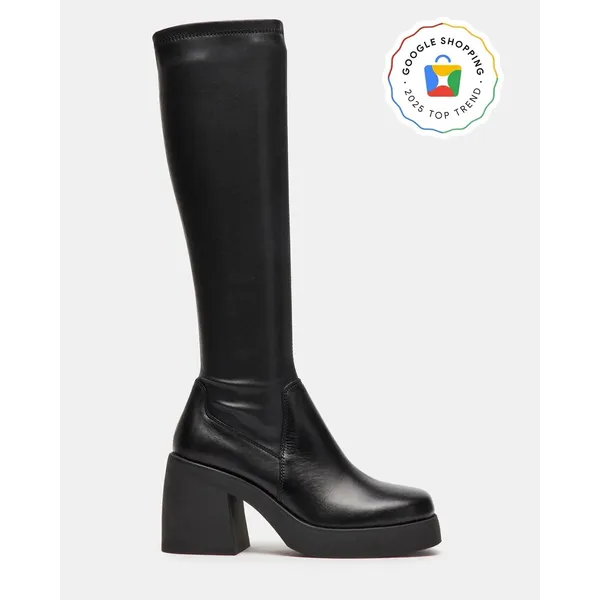 Steve Madden BERKLEIGH Black square Toe Knee Boot Size 9M - Image 3