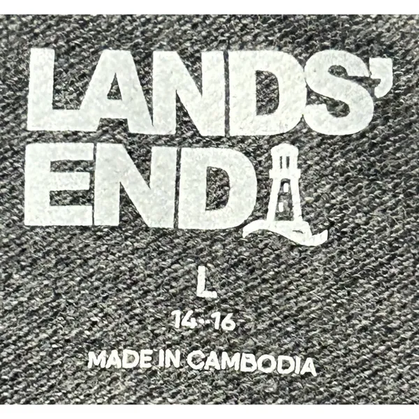 Lands End Women Lg Gray Michigan Tech University MTU Nursing Student Polo Shirt - Image 8