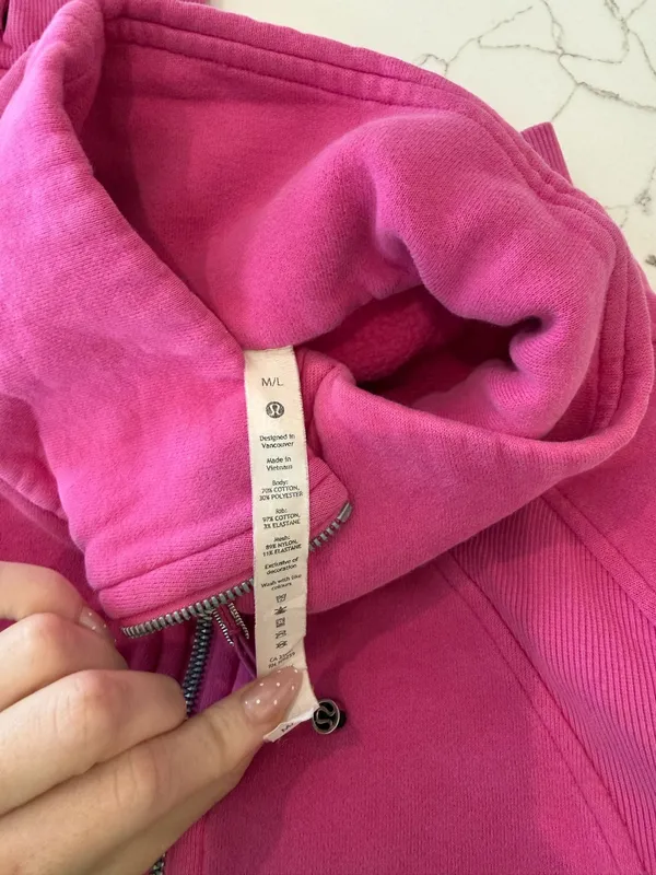 Lululemon Cropped Scuba Hoodie Half-Zip - Image 2