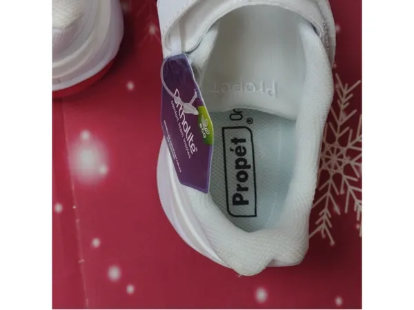 Propet ortholite technology shoes white red size 7 W(D) - Image 5