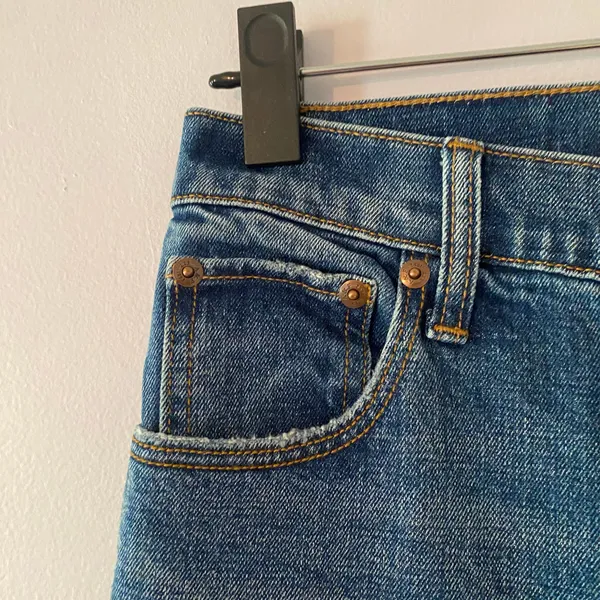 Abercrombie & Fitch Long Ankle Straight Ultra High Rise Jeans Women size 4 / 27 - Image 3