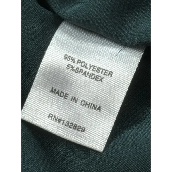 Revolve Superdown‎ Khloe Ruffle Long Sleeve Wrap Sweetheart Dress Green Small - Image 4