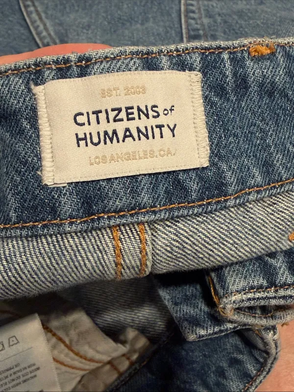 Citizens Of Humanity Paloma Wide-Leg Jeans - Medium Blue Denim 26 - Image 4