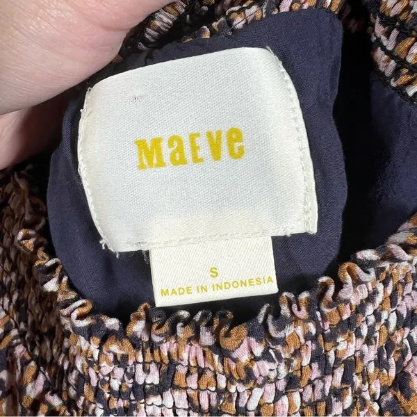 Anthropologie Maeve Brown‎ Pink Leopard Paisley Print Milo Dress - Image 6
