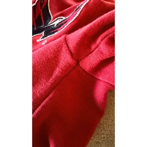 ’47 Brand Washington Capitals Women’s Full Zip Jacket Red Large NHL - Image 7