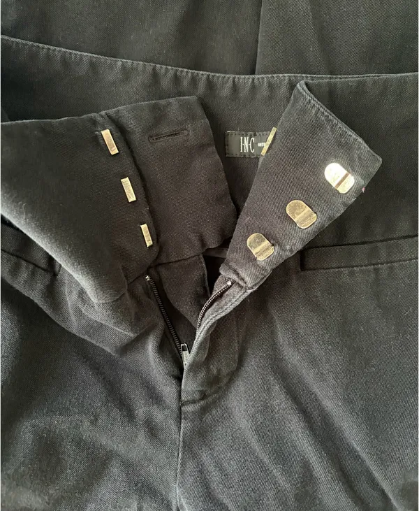 INC International Black Cropped Work Pants - Image 3