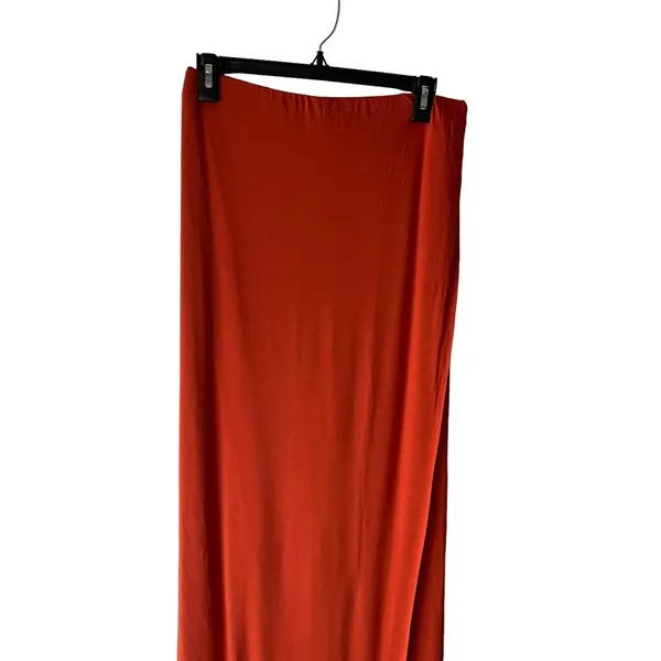 FP Beach NWOT Women's Size‎ Small Orange Maxi Tube Top Sleeveless Dress - Image 2