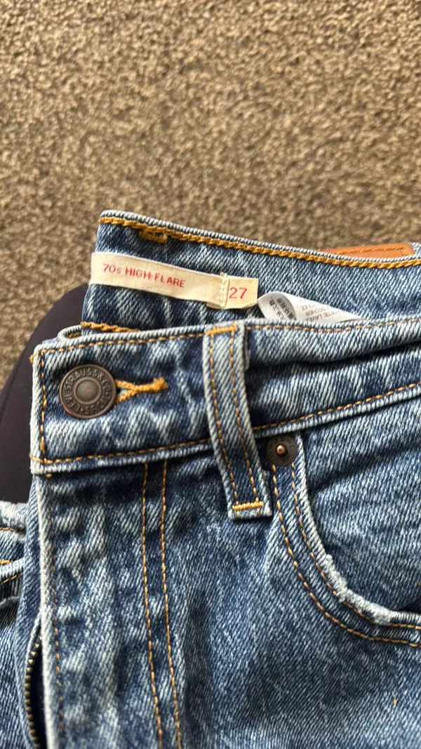 70s High Flare Levi’s Jeans - Image 5