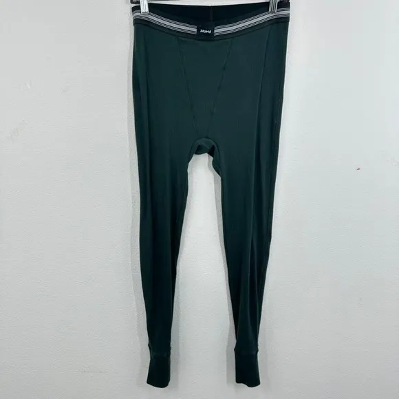 SKIMS L/G Ribbed Long Sleeve Leggings‎ Forest Green Lounge Sleep Athleisure - Image 2