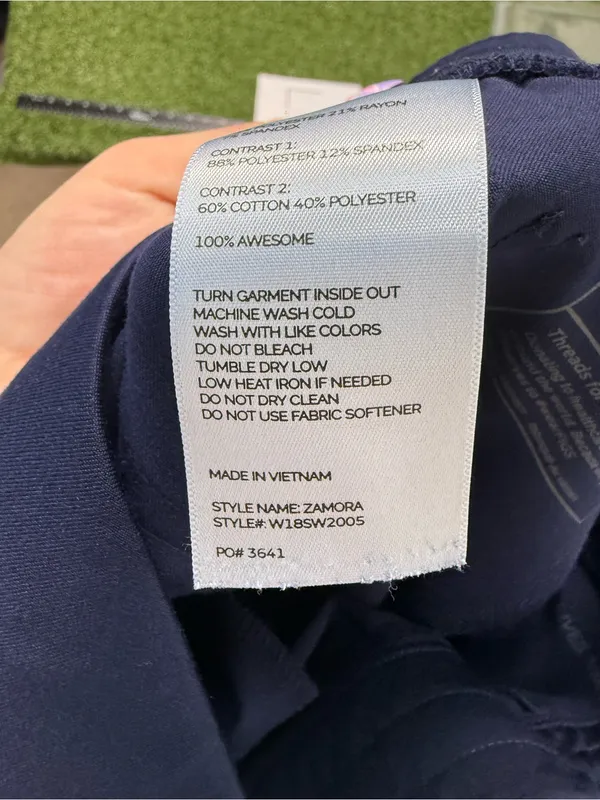 Figs Zamora Jogger Scrub‎ Pant Navy Blue Drawstring Medical Women’s Small - Image 4