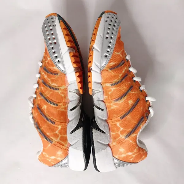 K Swiss K-Ona LA Marathon Running Sneakers Shoes Orange Grey Silver Women 7 - Image 2