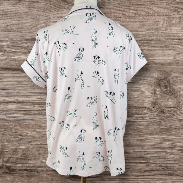Kate Spade Women's Sz LRG Dalmations Dogs Pajama Top Sleepwear - Image 4