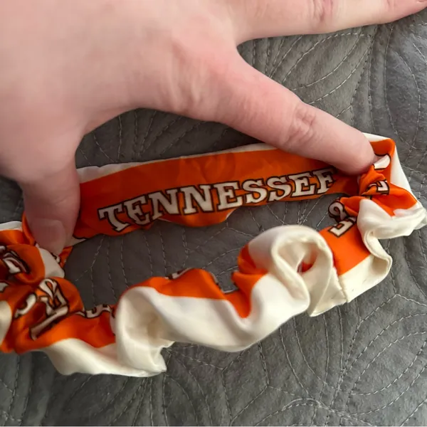 Vintage University of Tennessee Volunteers Scrunchie - Image 3