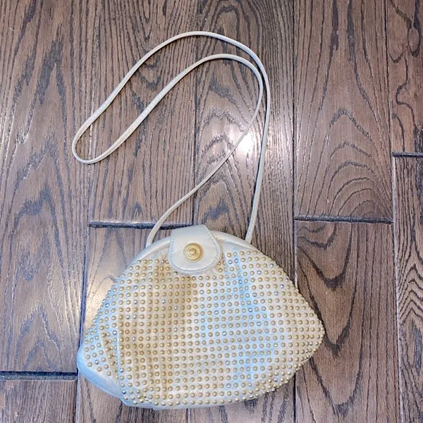 Vintage beaded purse White - Image 2