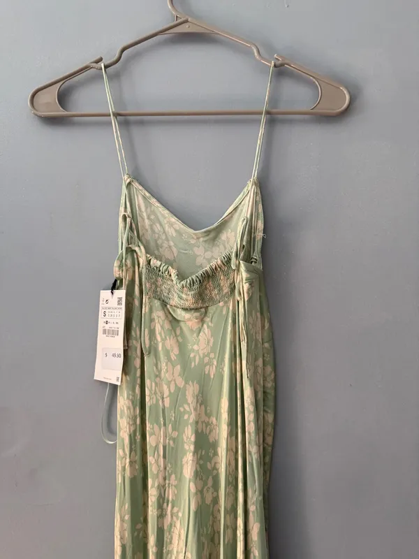 ZARA Satin Dress Midi  - Image 2