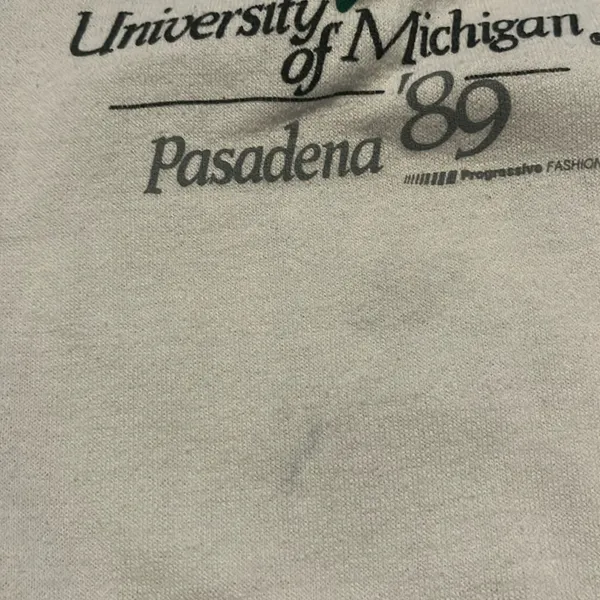 Uofm Pasadena 1989 Rose Bowl Champions Crewneck Large VINTAGE - Image 4