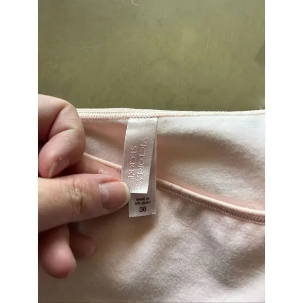 Victoria Secret Y2K Bralette Spaghetti Strap Size 36 Pink Vintage 2002 - Image 2