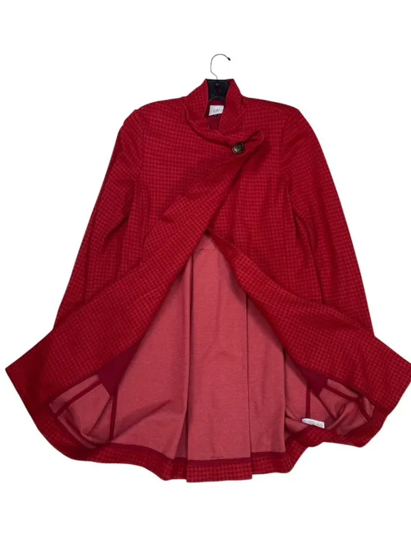 -Cabi Celebration Jacket Women’s Size XS Red Houndstooth Print Academia #3546 - Image 5