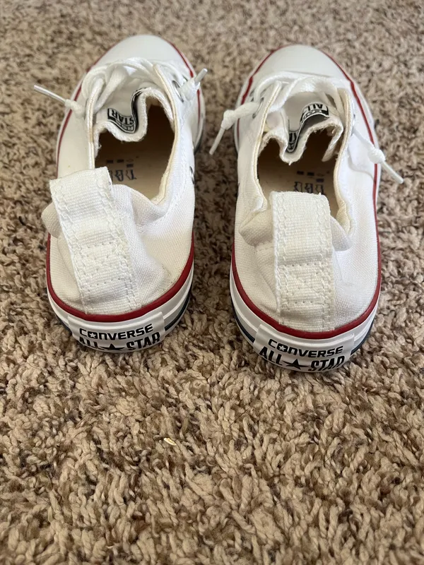 Converse Low-Top White Sneakers - Image 4