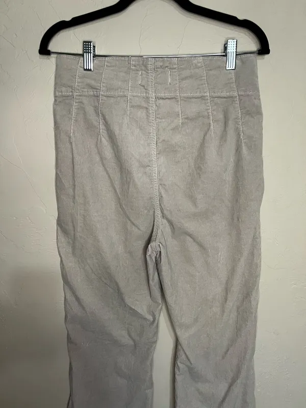 We The Free‎ People Jayde Cord High Rise Flare Cream Pants - Image 11