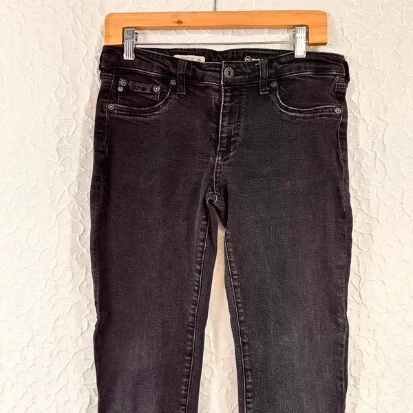 AG Adriano Goldschmied Women's Jeans Size 31 Black Denim Stretch skinny Pants - Image 3