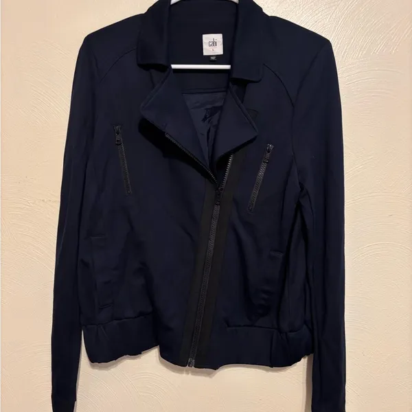 CAbi Blue Bomber Jacket Stylish and Versatile - Image 2