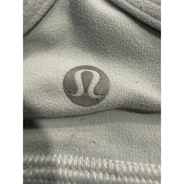 Lululemon Sports Bra Womens 4 Gray Flow Y Bra Strappy Yoga Activewear Workout - Image 4