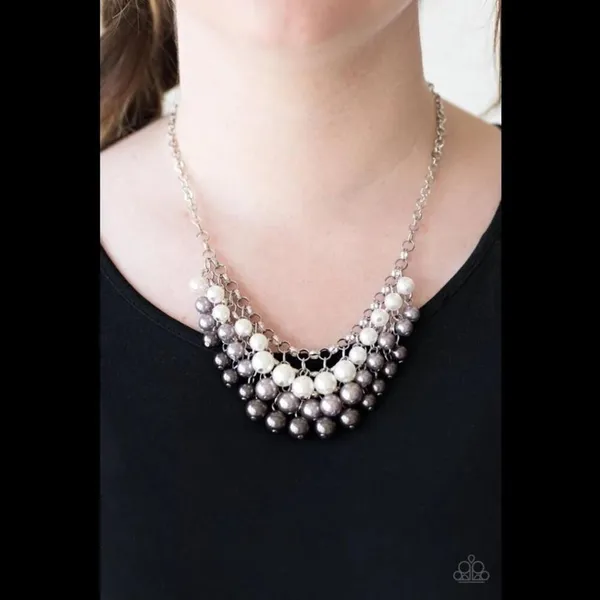 Paparazzi ♥ Lets Be Mermaids - Silver Necklace - Image 2