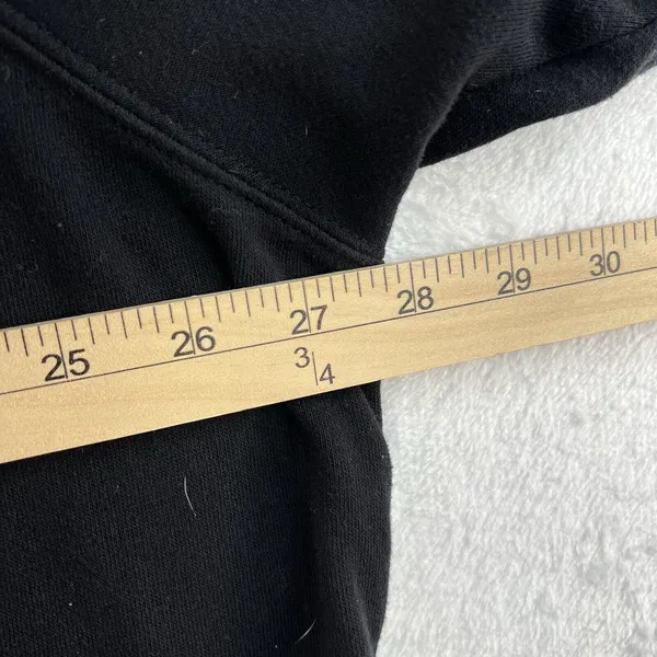 Old Navy Active XL Sweatshirt Loose‎ Dolman Sleeve Drawstring Hem Black Jack - Image 13
