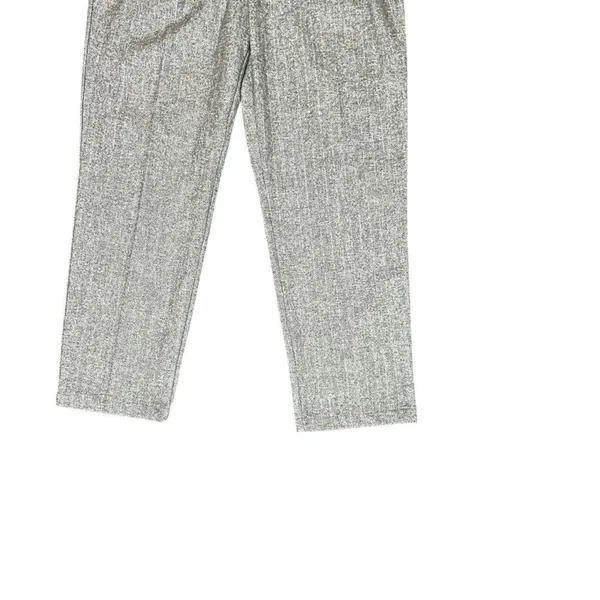 Line & Dot Paola Wool Blend High Rise Belted Trousers Grey L NWT - Image 8