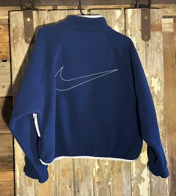 Nike Blue Zip-Up Jacket - Image 2