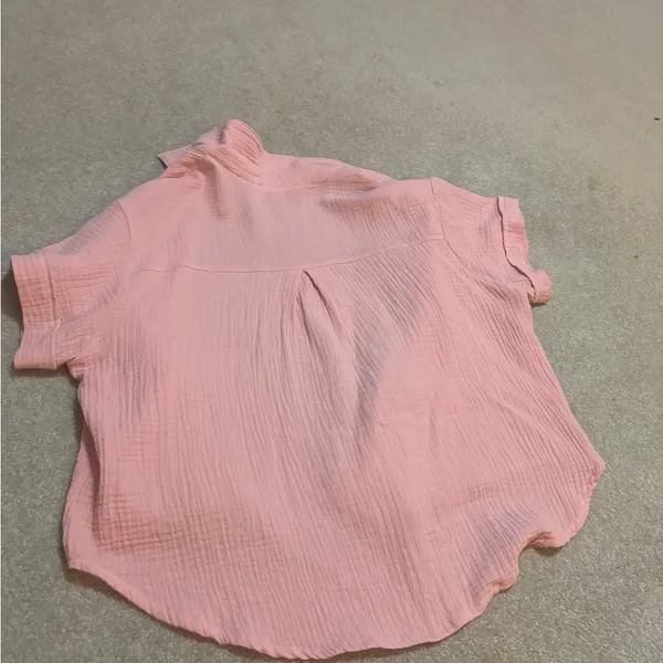 Altar'd State Pink Button-Up Women's Top - Image 3