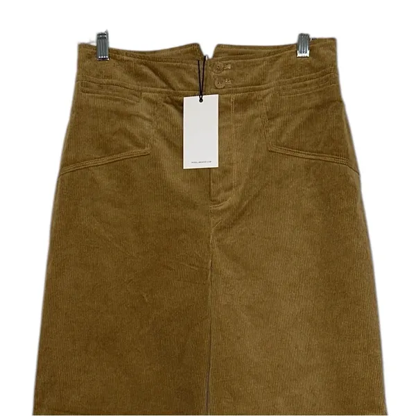 NWT 7 for all mankind Brown Corduroy Wide Leg Jeans SZ-26 - Image 5
