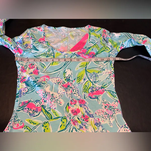 Lilly Pulitzer Bali Blue Beacon Long Sleeve Dress size XS NWT - Image 10