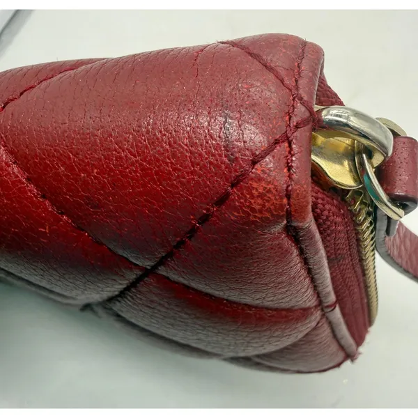 Kate Spade Burgundy Quilted Leather Natalia Zip Around Wallet - Image 6