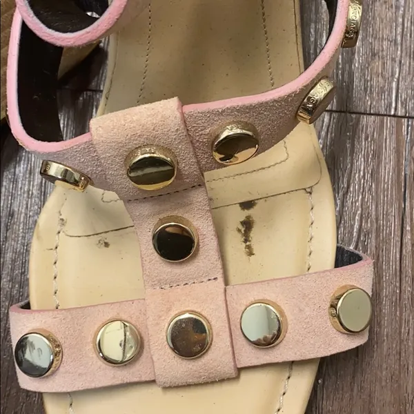 🎉HP🎉 Balenciaga Studded leather wedge sandals - Image 5