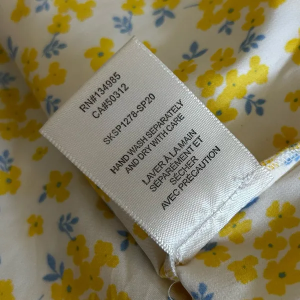 NWT For Love And Lemons Daffodil X Victoria’s Secret Mini Dress Yellow Floral S - Image 13