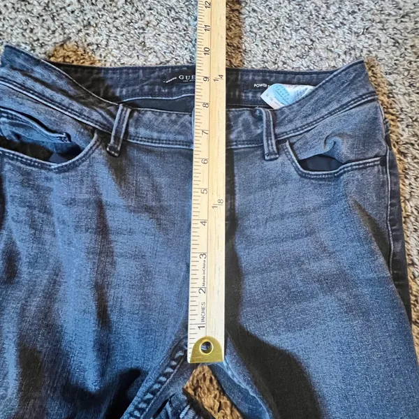 Guess Los Angeles Power Stretch‎ Skinny Jeans Womens 28 Faded Black WB4AB2D3VP0 - Image 7