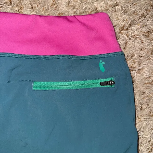 Cotopaxi Active Shorts Womens XL Teal Pink Excellent Trail Running Hiking - Image 4