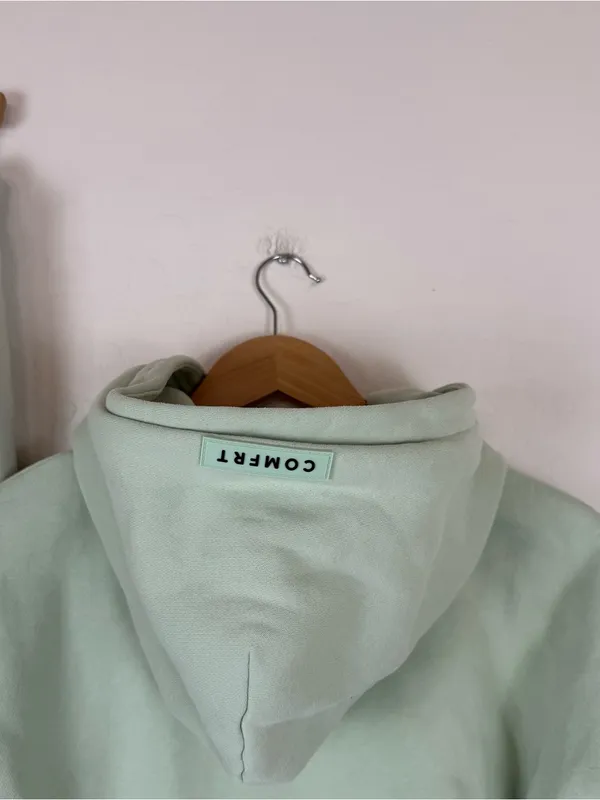 COMFRT Pastel Mega Hoodie and Pants Sweat Set in Mint Green - Image 10